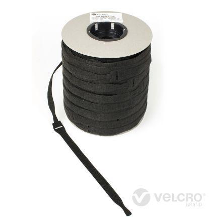 VEL-OW64566 Velcro Professional Series, Black Polypropylene Cable Tie Assemblies200mm x 20mm