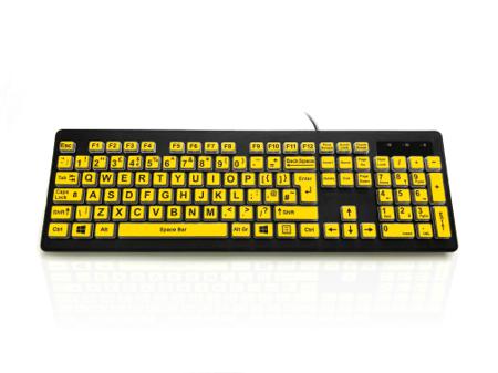 KYB-RAINBOW2-VIS Ceratech  Wired USB Keyboard, QWERTY (UK), Multi Colour