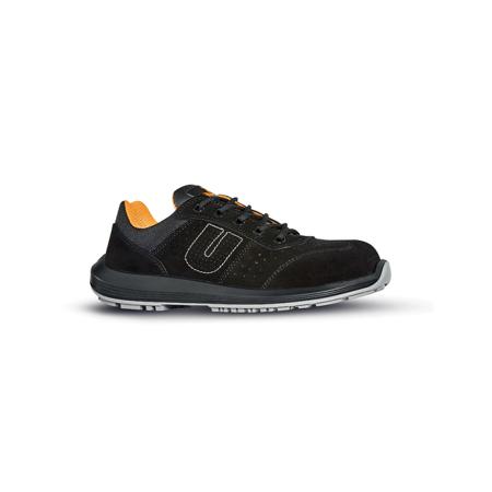 RR20056-39 UPower SUN Unisex Black Composite Toe Capped Safety Shoes, UK 6, EU 39