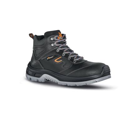 0SO10104-48 UPower PREMIERE Men's Black Composite Toe Capped Ankle Safety Boots, UK 13, EU 48