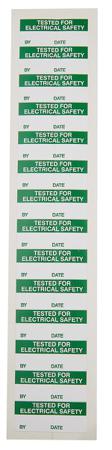 758-7989 RS PRO Adhesive Pre-Printed Adhesive Label-Tested For Electrical Safety-. Quantity: 140
