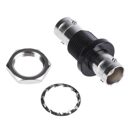 J01004A1333 Telegartner Straight 50Ω RF Adapter BNC Socket to BNC Socket 4GHz