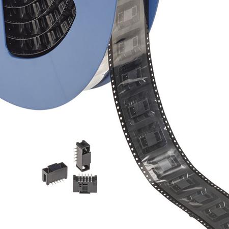 N2510-6V0C-RB-WD 3M 2500 Series Right Angle Surface PCB Header, 10 Contact(s), 2.54 mm Pitch, 2 Row, Unshrouded
