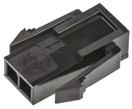 43640-0200 Molex MICRO-FIT 3.0 43640, 3mm Pitch, 2 Way, 1 Row Male Connector Housing