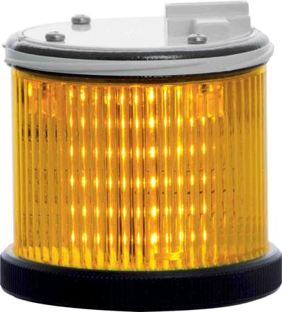 190-2909 Flashing Light Element, Yellow LED, Steady Light Effect, 24 V ac/dc, 110/240 V ac