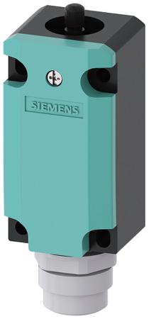 3SE51150KA001AD1 Siemens 3SE5 Series Safety Switch, 2NC/1NO, IP65, 3P, Metal Housing, 250V ac Max, 6A Max