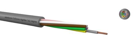 213031400 Kabeltronik PURtronic D Series Multicore Industrial Cable, 3 Cores, 0.14 mm², 26 AWG, 100m, Shielded Shield, Multicore