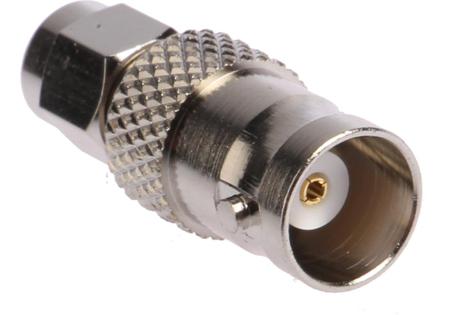 29-3855 Cinch Straight 50Ω Coaxial Adapter SMA Plug to BNC Socket 4GHz