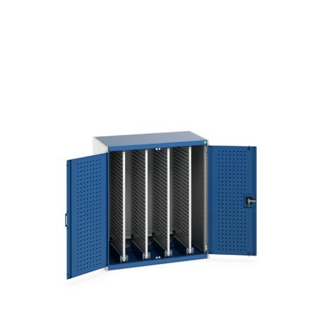 40301029-11V Bott 2 Door Sheet Steel Floor Standing Cupboard, 1050 X 650 X 1200mm