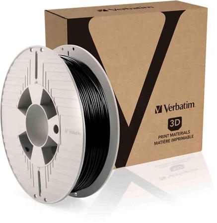 55152 Verbatim 1.75mm Black DURABIO 3D Printer Filament, 500g