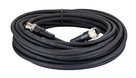 282-5427 RS PRO Straight Male 12 way M12 to Straight Female 12 way M12 Cable, 10m