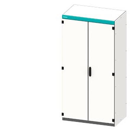 8MF1005-3BS4 Siemens 8MF1 Series Steel Double-Door-Door Floor Standing Enclosure, Plain Door Door, IP40, 2000 x 1000 x 500mm