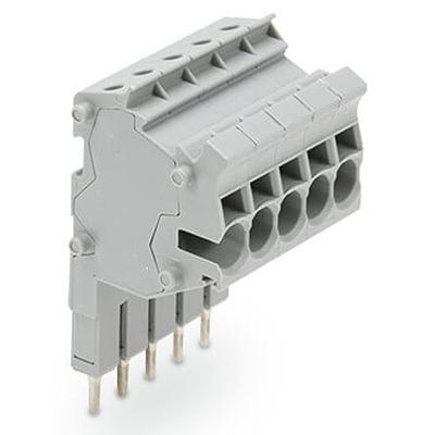 2002-555 WAGO TOPJOB S Series Modular Connector for Use with DIN Rail Terminal Block, 24A