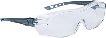 HEKLA2 Delta Plus  Safety Glasses, Clear Polycarbonate Lens