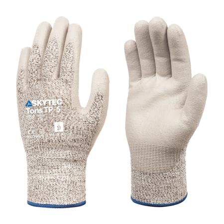 TNS0605 Skytec Tons TP-5 Grey, White 13 Gauge HPPE, Glass Fibre, Recycled Polyester Abrasion Resistant, Cut Resistant Work
