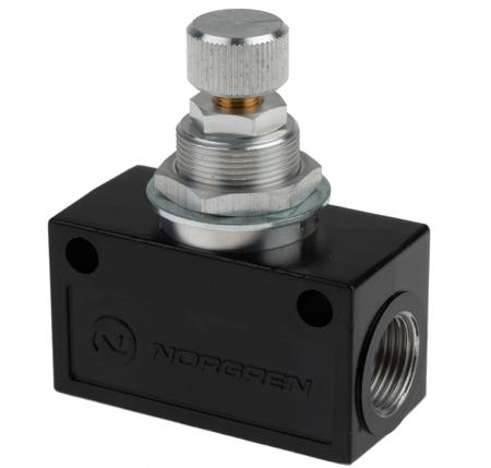 T1000C3800 Norgren T1000 Series Flow Regulator, G 3/8 Female Inlet Port x G 3/8 Female Outlet Port