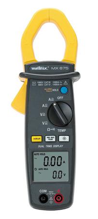 MX0675 Metrix MX675 Current, Frequency, Resistance, Temperature, Voltage Clamp Meter, Max Current 1kA ac, 1.4kA dc CAT III