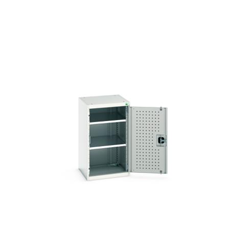 40010125-16V Bott 1 Door Sheet Steel Cupboard, 525 x 525 x 900mm