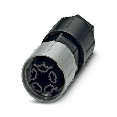1230776 Phoenix Contact Industrial Circular Connectors, 5 Contacts, Cable Mount, Socket, IP65, IP67, IP69K, QPD Series