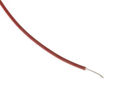 813-3502 RS Pro UL1213 Series Red, 100m PTFE UL1213 Hook Up Wire, 600 V 22 AWG