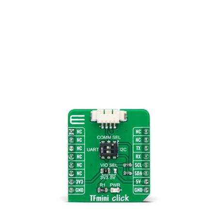MIKROE-4974 MikroElektronika , TFmini Click Infrared Distance Sensor Adapter Board for mikroBUS socket for Four