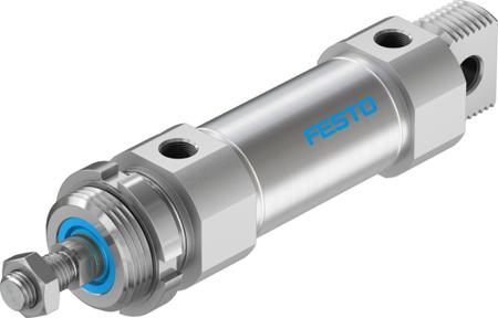 DSNU-40-40-PPV-A Festo Pneumatic Roundline Cylinder 40mm Bore, 40mm Stroke,  Series, Double Acting