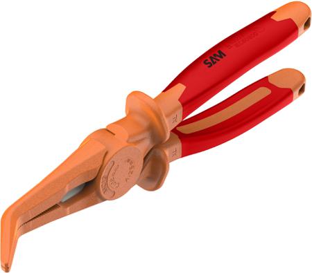 Z-239-C SAM 1-Piece Plier Long Nose, 235 mm Overall VDE/1000V Approved