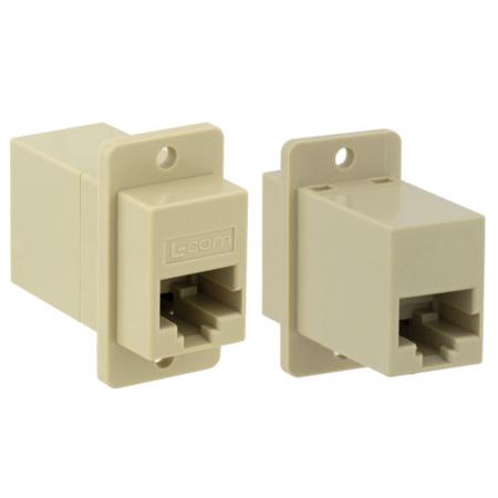 ECF5048SK-IV L-Com ECF Series Single-Port RJ45 Ethernet Coupler, Cat3