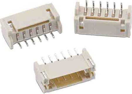 620106131822 Wurth Elektronik WR-WTB Series Right Angle Surface PCB Header, 6 Contact(s), 2 mm Pitch, 1 Row, Shrouded