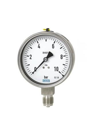48709254 WIKA DN 38.1 Dial Pressure Gauge 10bar, , 0bar min.