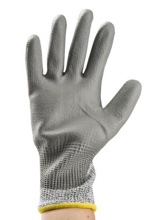184-6007 RS PRO HPPE/Nylon/Glass Polyurethane-Coated Reusable Gloves, Grey, Cut Resistant, General Purpose