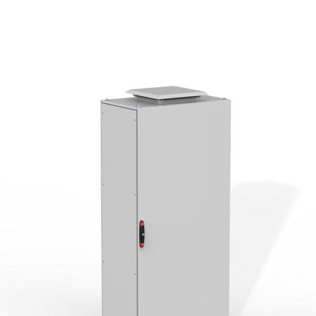 REU05R5 nVent HOFFMAN REU Series RAL 7035 Roof Ventilation Module, 101mm H, 436mm D, 436mm W, For Use With Enclosure
