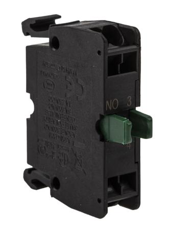 216386 M22-CKC10 Eaton RMQ Titan M22 Series Contact Block for Use with RMQ Titan Series, 220 → 240V, 1 NO