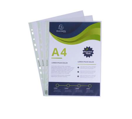 5320E Punched Pockets Recy.PP 6/100 Pk100