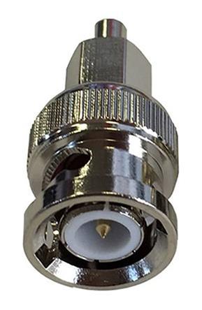 ADP-SMBM-BNCM RF Solutions Straight 50Ω RF Adapter SMB Plug to BNC Plug