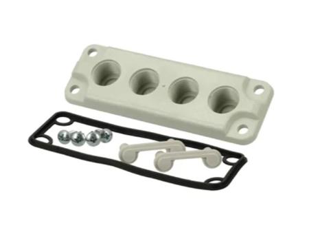 MB 10892 SET Fibox Structural System Cable Management 30mm Internal Width 120mm Internal Height, 137.5mm L