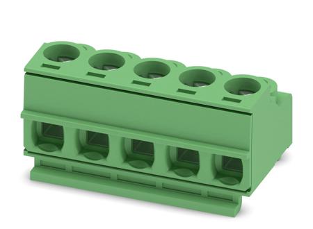 1755761 Phoenix Contact, 5mm Pitch, PT 1.5/ 5-PH-5.0 CLIP, 5 Way, Pluggable Terminal Block, Plug, Screw Termination,