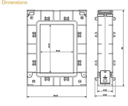 XS03-395086S000000 Sifam Tinsley Omega 10 Series Split Core Current Transformer, 400A Input, 1000:5A, 5 A Output, 120 x 80mm Bore, 720 V