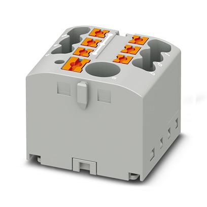 1221454 Phoenix Contact Distribution Block, 6 Way, 2.5mm², 22.5A, 440 V, Grey