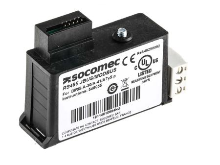 4825 0092 Socomec PLC Expansion Module For Use With DIRIS A40, DIRIS A41