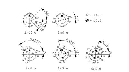 04-2264 30° Rotary Switch Wafer 6-Position