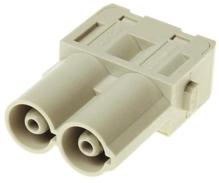 09140022646 HARTING Heavy Duty Power Connector Module, 70A, Male, Han-Modular Series, 2 Contacts