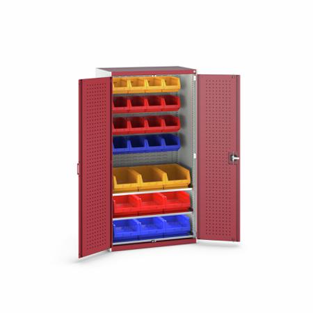 40021118-24V Bott 2 Door Sheet Steel Floor Standing Cupboard, 1050 X 650 X 2000mm