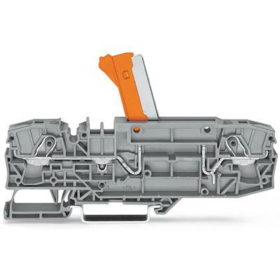 2006-8671 WAGO TOPJOB S Series Knife Disconnect Terminal Block, 6mm², 1-Level, Push In Termination, CSA