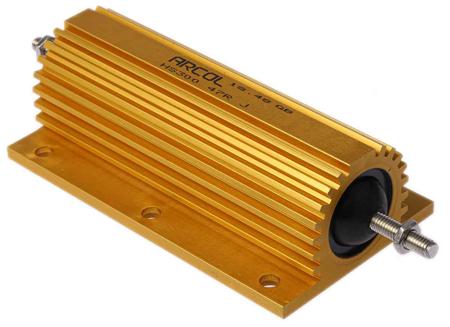 HS300 47R J Arcol, 47Ω 300W Wire Wound Chassis Mount Resistor  ±5%