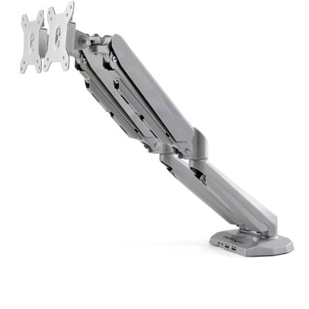 ARMSLIMDUOS StarTech.com Desk Mounting Monitor Arm for 2 x Screen, 32in Screen Size