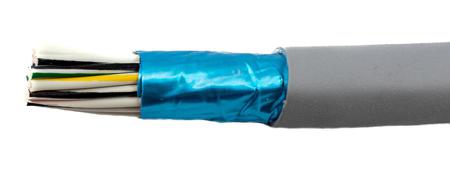 78444 SL005 Alpha Wire Ecogen Ecocable Mini Control Cable, 25 Cores, 0.38 mm² 22 AWG, Screened, 30 m, Grey Modified Polyphenylene