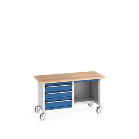 41002115-11V Bott 41002115.11V Portable Sheet Steel Workbench, 840mm x 750mm x 1500mm