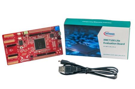 KITXMC71EVKLITEV1TOBO1 Infineon KIT_XMC71_EVK_LITE_V1 XMC7100 Microcontroller Evaluation Board for BMS, Industrial Drives, Robotics 250MHz