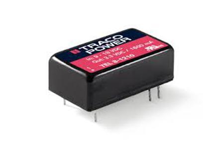 TEL-8-4823 TRACOPOWER TEL 8 8W Isolated DC-DC Converter Through Hole, Vin 36 → 75 V dc, Vout ±15V dc
